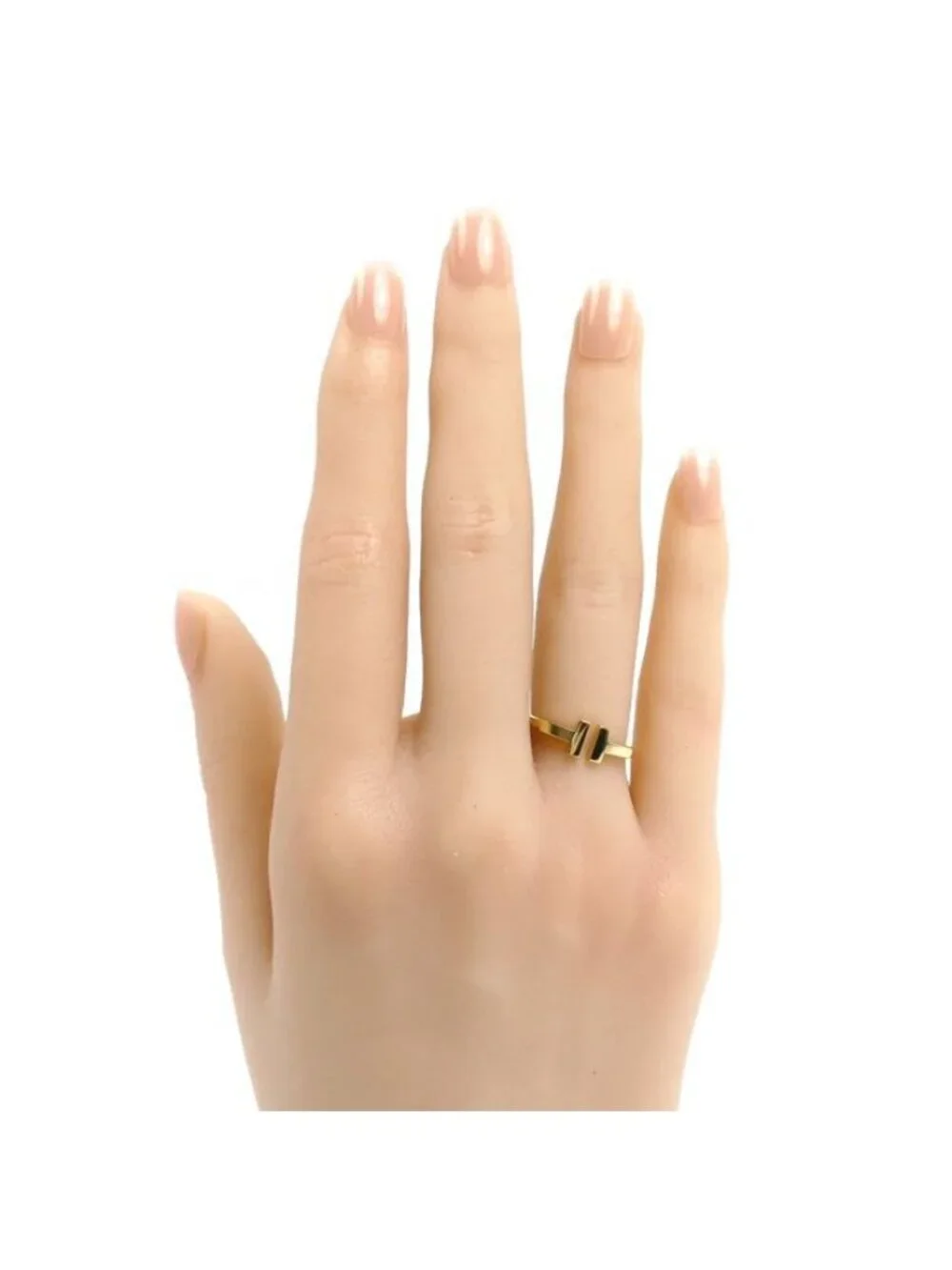 Tiffany & Co 18k Yellow Gold T Wire Ring